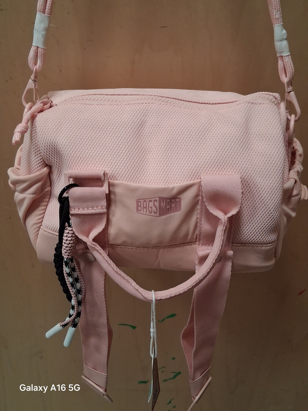 Bags Mart Lightweight Pink Crossbody Bag
